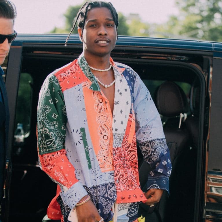 Asap rocky в платке как бабка