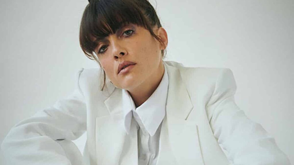 Portrait of Israeli singer-songwriter Noga Erez.