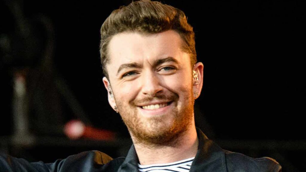 Sam Smith biography portrait — performing live at Lollapalooza 2015.