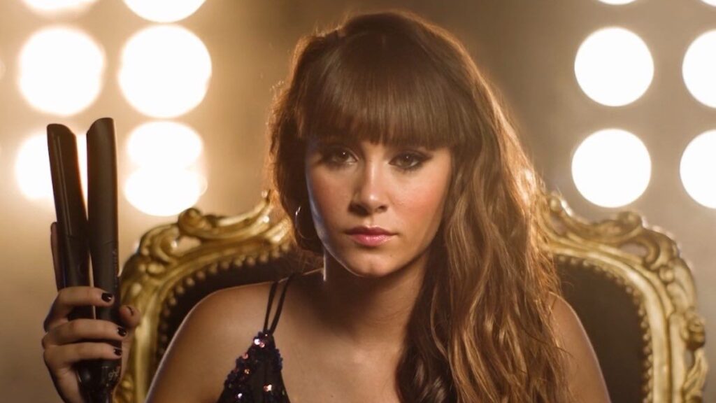 Aitana biography portrait — attending a GHD promotional event.
