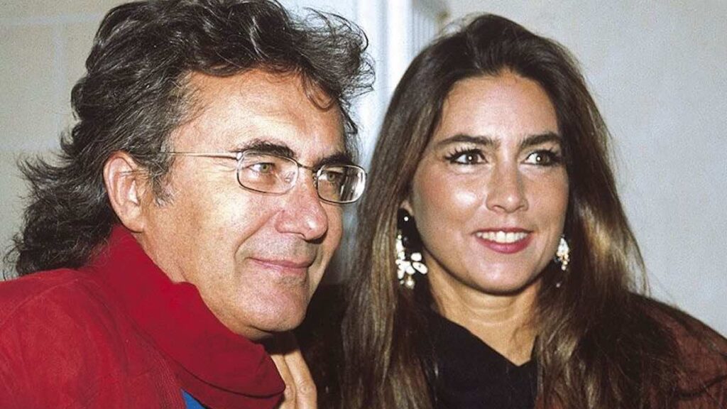Al Bano and Romina Power biography portrait — posing together in the 1990s.